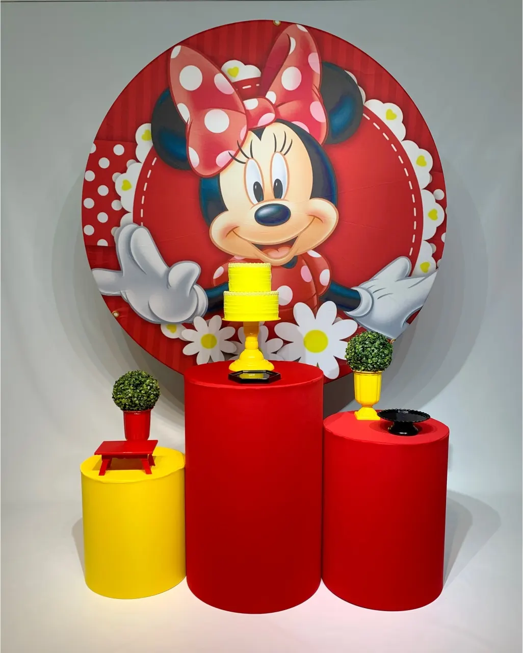 Kit Bronze Minnie Vermelha